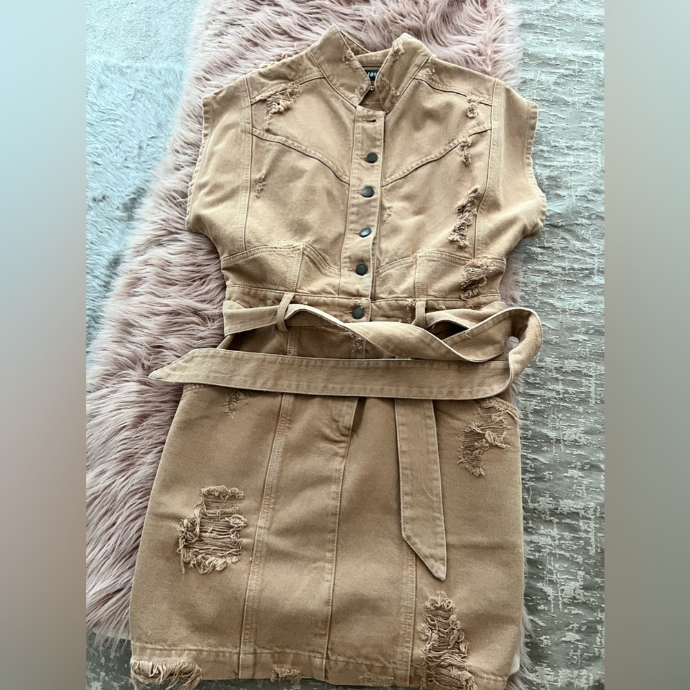 Retrofete denim dress size Large